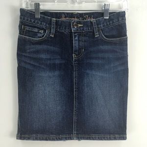 Abercrombie & Fitch Denim Jean Skirt